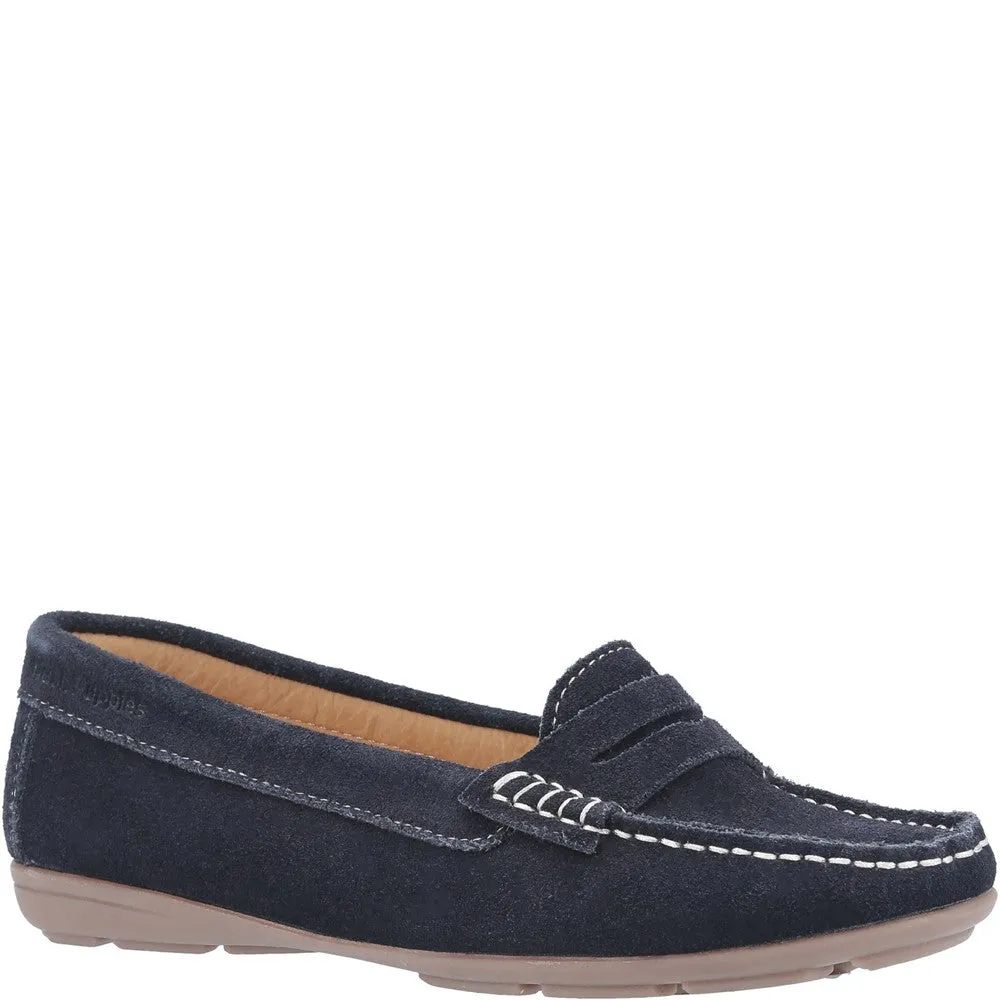 Navy Margot Slip-On Loafers Loafers Slip On
