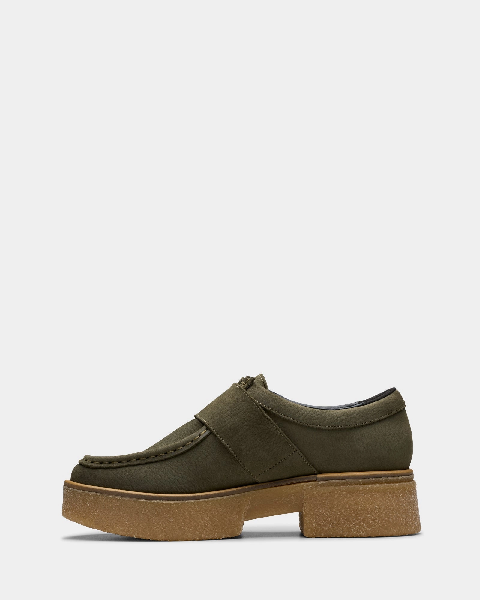 Linoso Monk Dark Green Nubuck Stable base