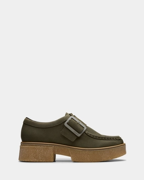 Linoso Monk Dark Green Nubuck Padded Touch
