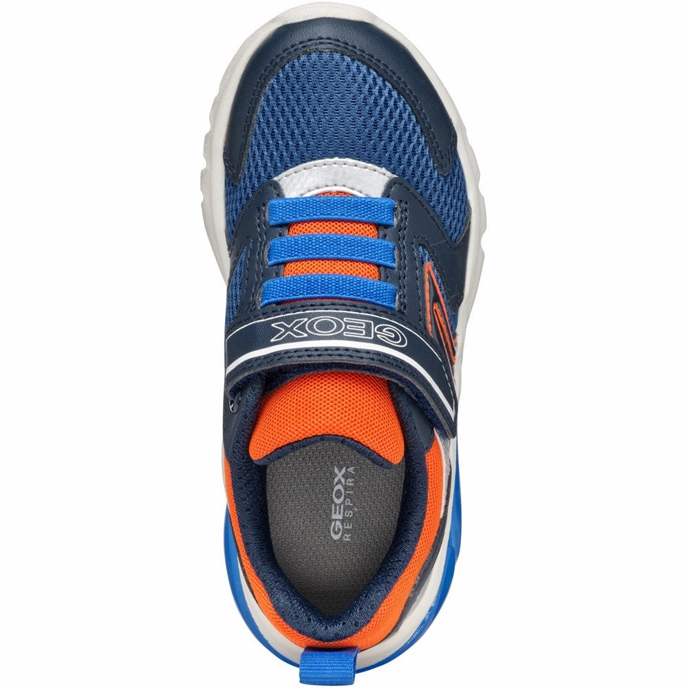 Geox J Ciberdron C Infant Trainers Leather Material Quick Move