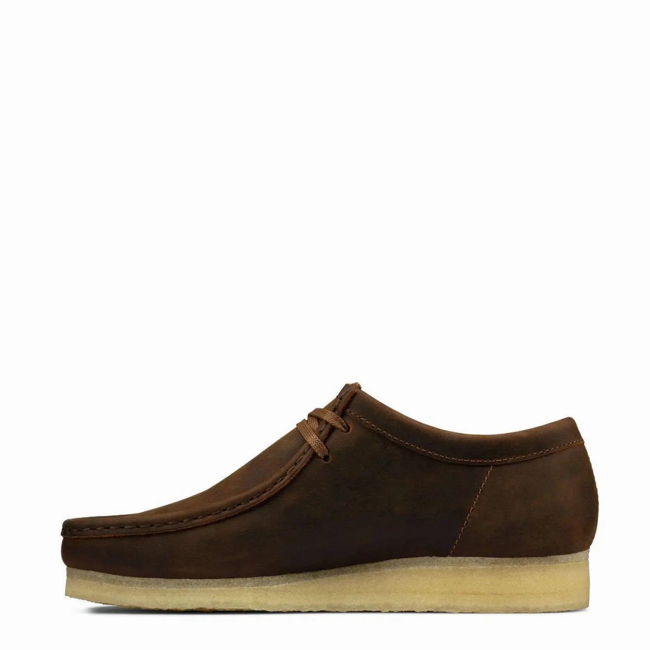 Clarks Originals Wallabee Shoes Beeswax Leather Chain Style