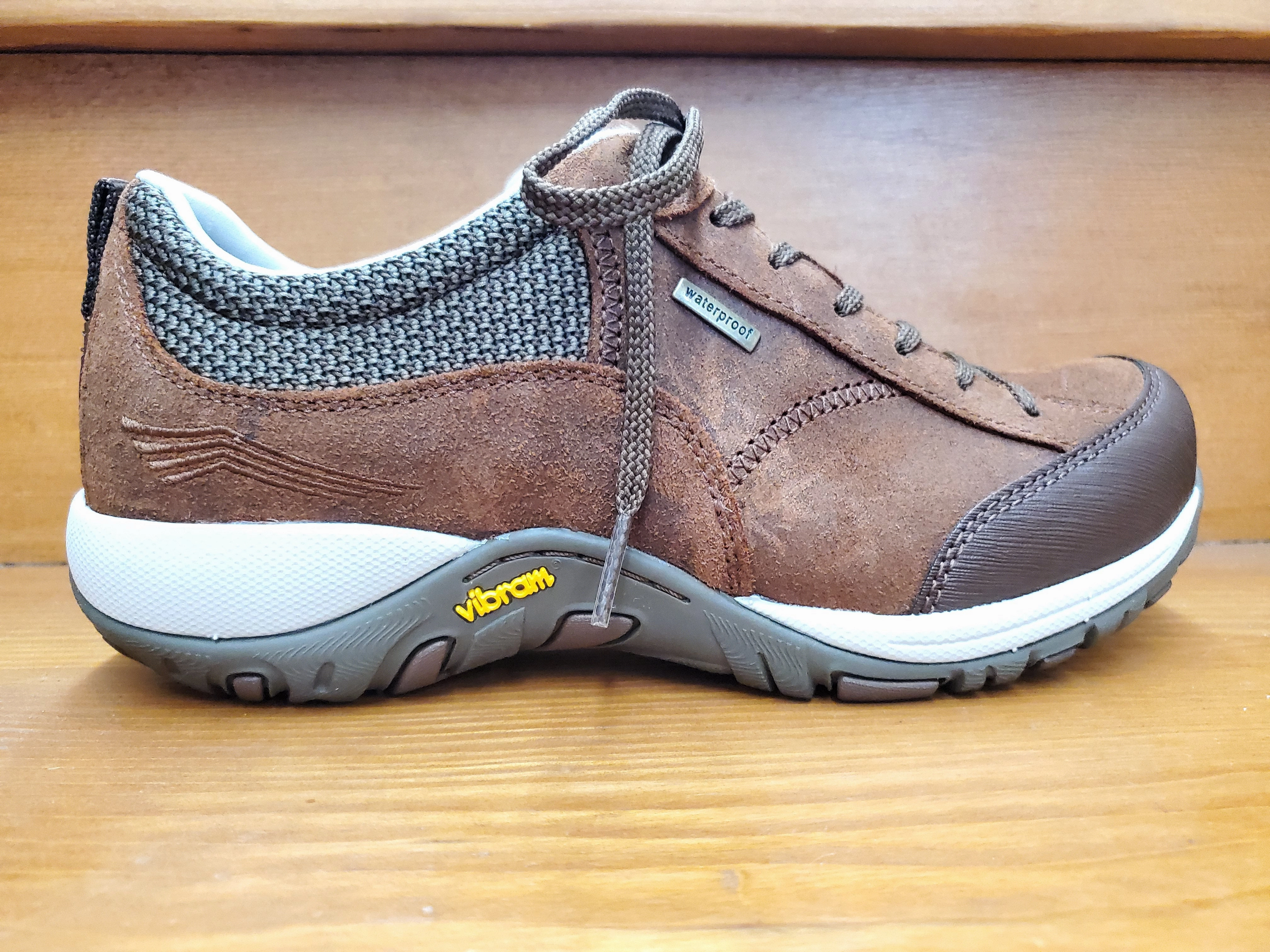 Dansko Paisley Brown Burnished EVA sole