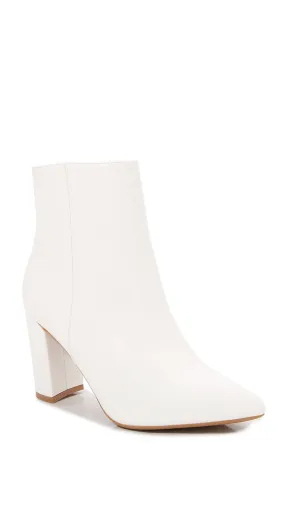 Caterina Block Heel Ankle Boots - White The New Shoes Adidas