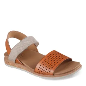 Women's Skechers, BOBS Desert Kiss Low - Perf Look Sandal Knotted Straps