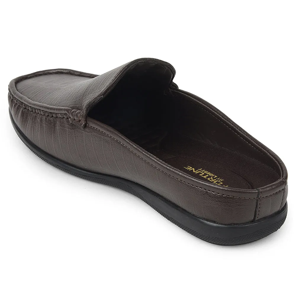 Fortune Brown Casual Loafers For Mens VSL-6 By Liberty Italian Driving Loafers