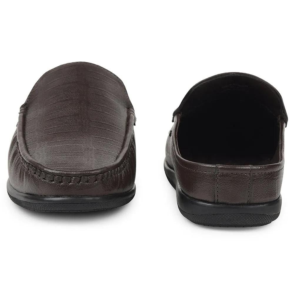 Fortune Brown Casual Loafers For Mens VSL-6 By Liberty Famous Footwear Loafers