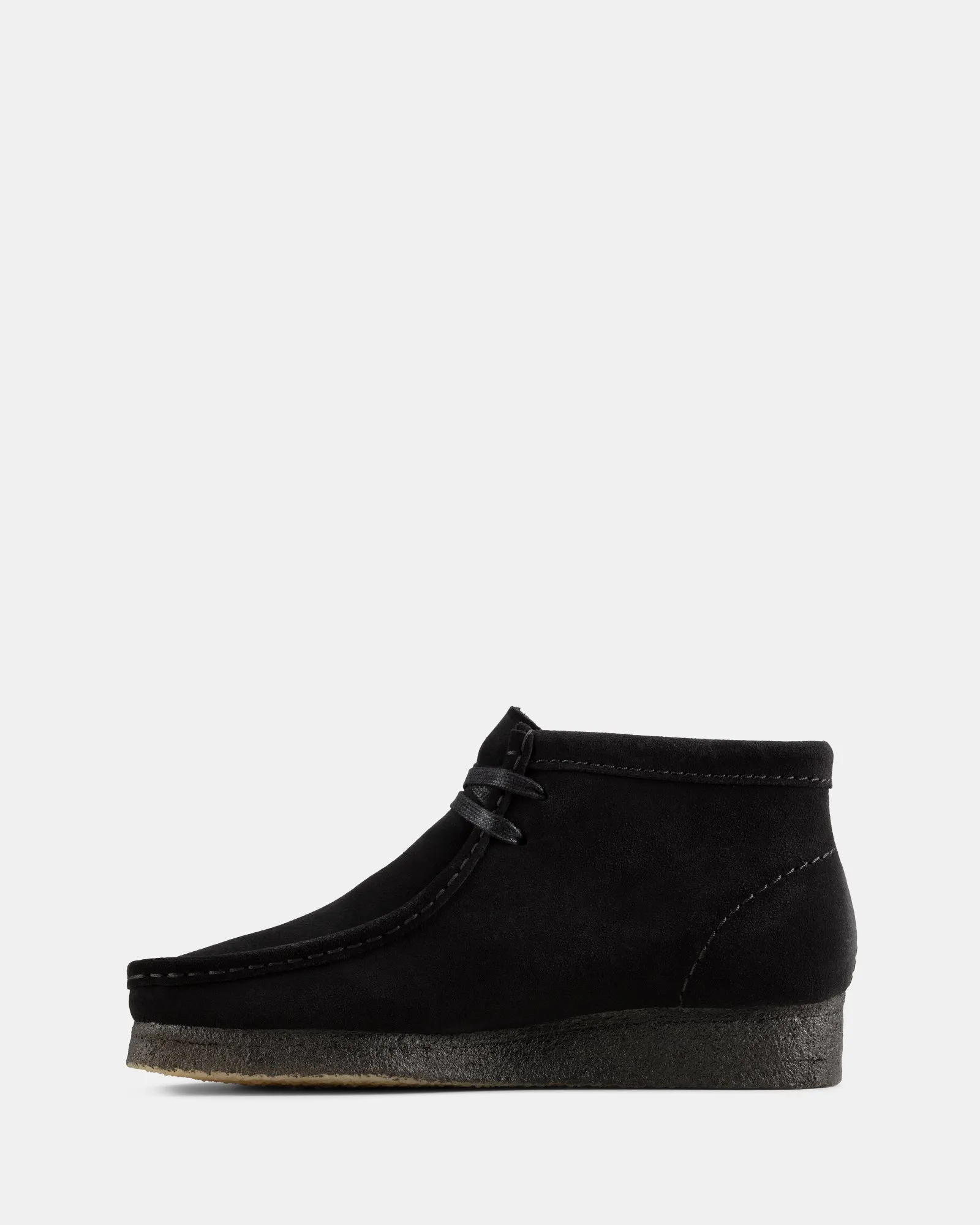 Suede Surface Wallabee Boot. (W) Black Suede