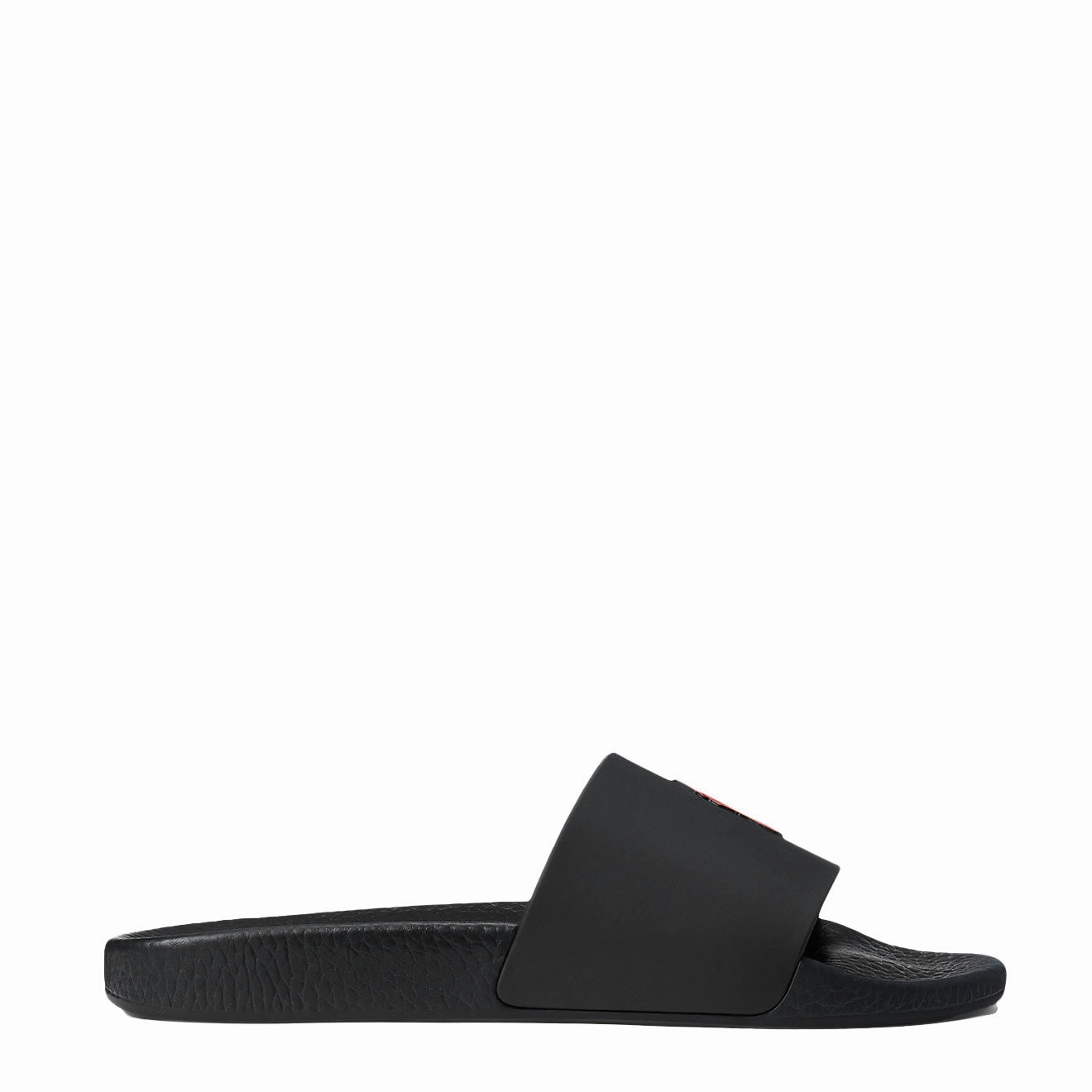Polo Ralph Lauren Signature Pony Slide Black / Red Pp Open Wear