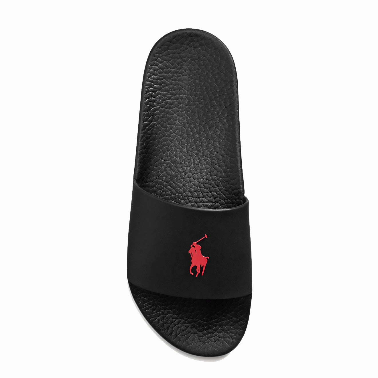 flexible shoes Outdoor Use Polo Ralph Lauren Signature Pony Slide Black / Red Pp