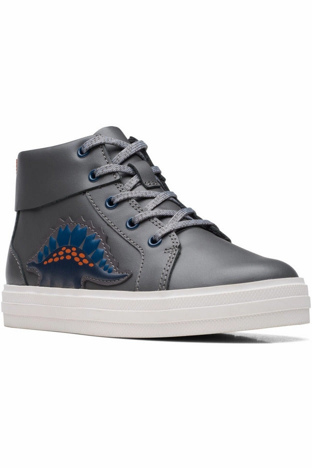 All-Day Wear Clarks Nova City K in Grey Print