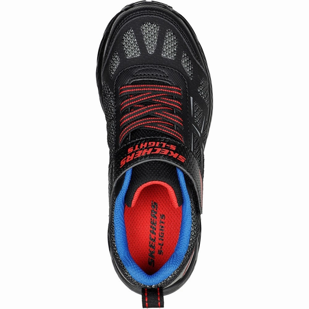 Skechers S Lights: Dynamic-Flash - Rezlur Trainer Bronze Warm Dodge Step