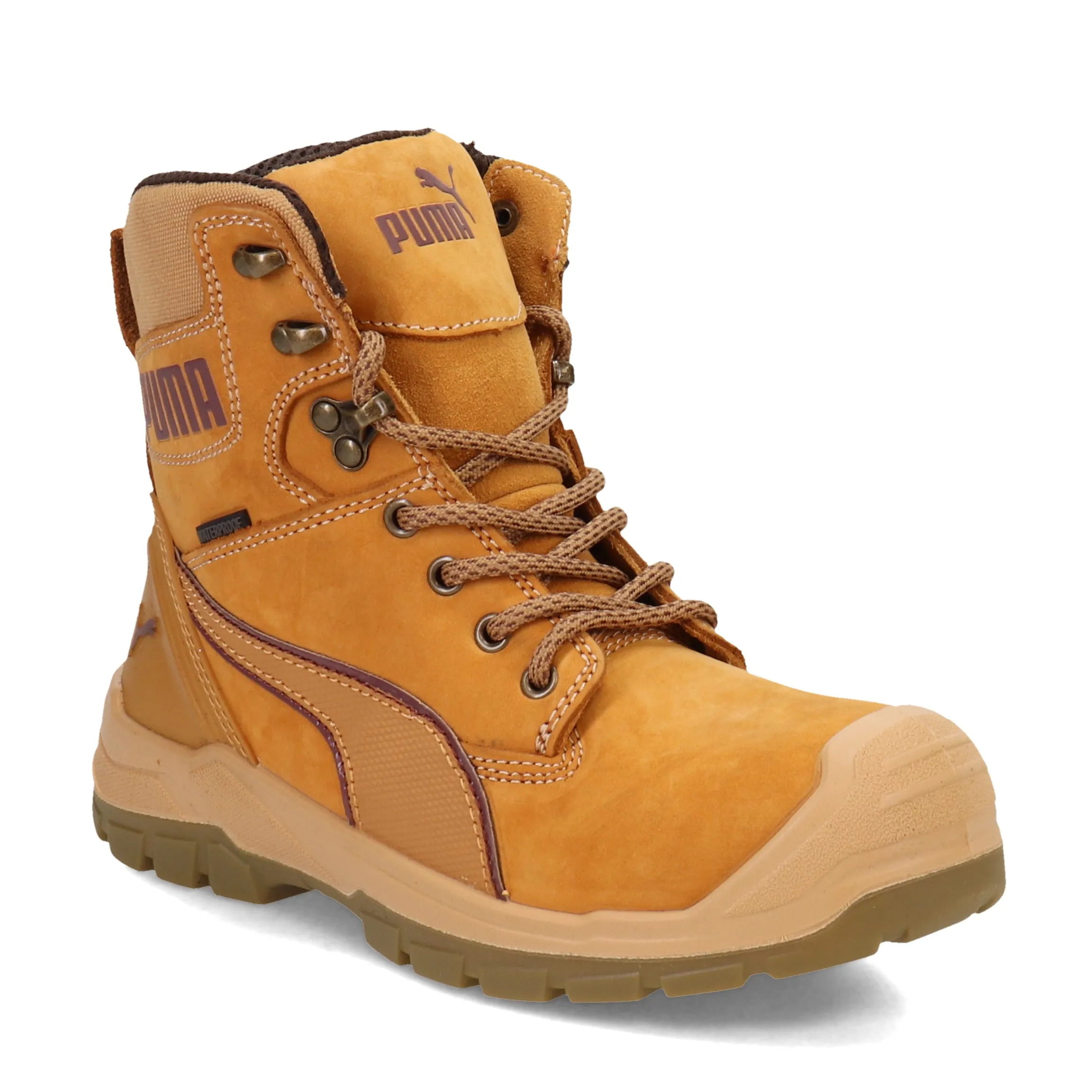 Construction Fit Mud Defense Women's PUMA, Conquest 7 Composite Toe SR WP EH Work Boot