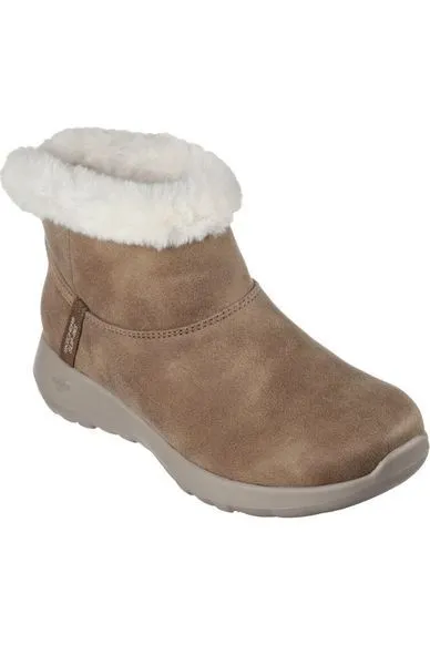 Reliable Protection Zip   Up Design Skechers Slip Ins On the Go Joy Cozy Dream 144800 CSNT chestnut
