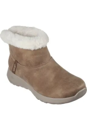 Reliable Protection Zip   Up Design Skechers Slip Ins On the Go Joy Cozy Dream 144800 CSNT chestnut