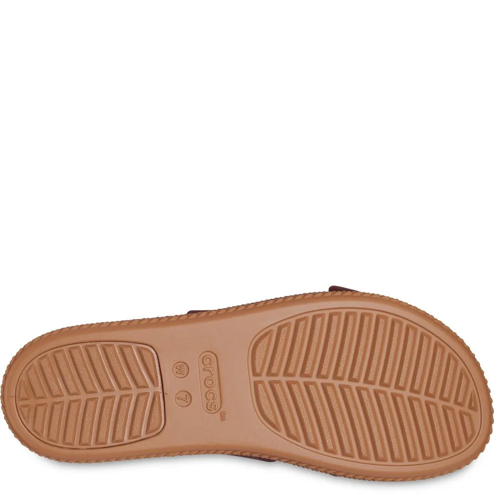 Beach Wear Crocs Brooklyn Woven Buckle