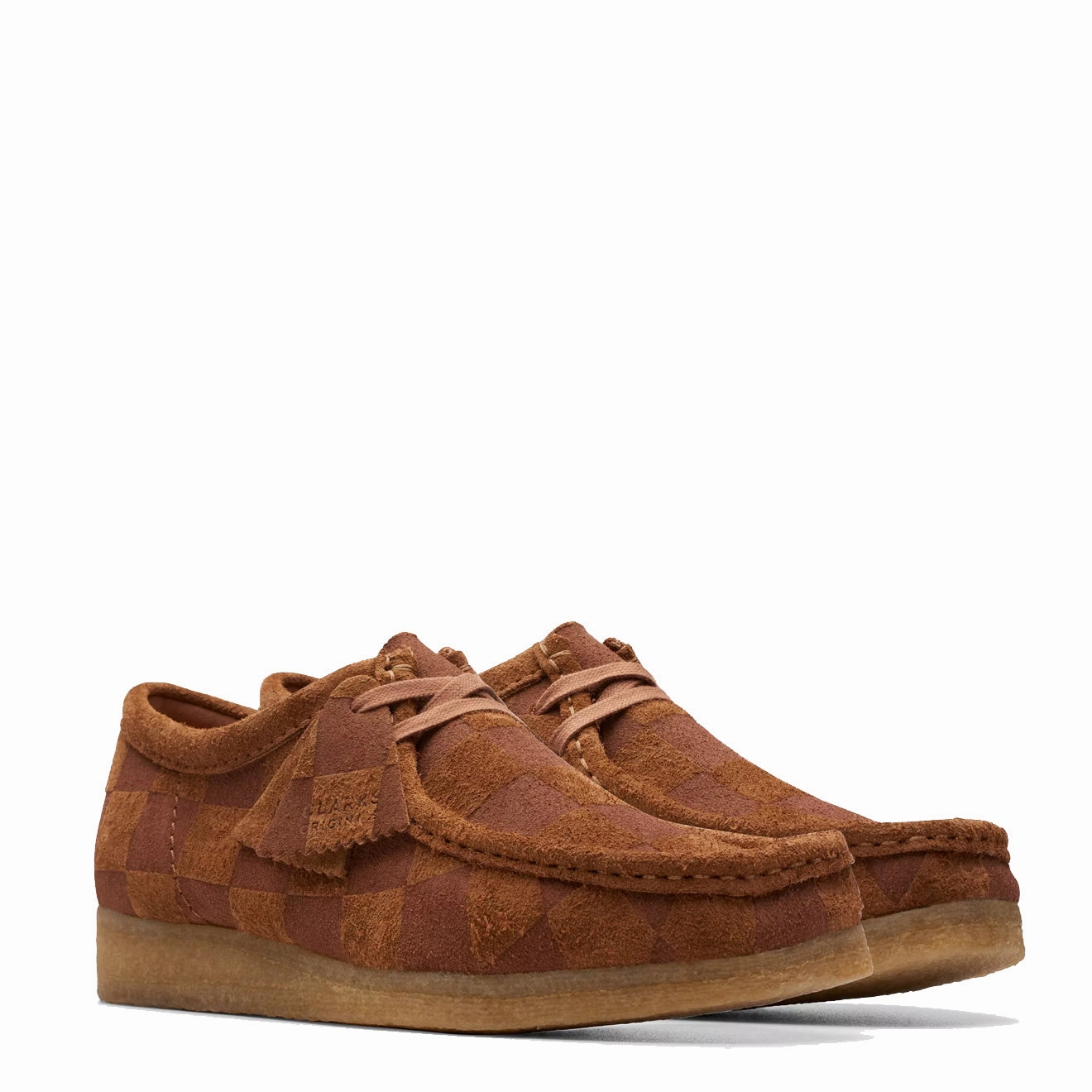 Clarks Originals Wallabee Shoe Cola Check Ring Day