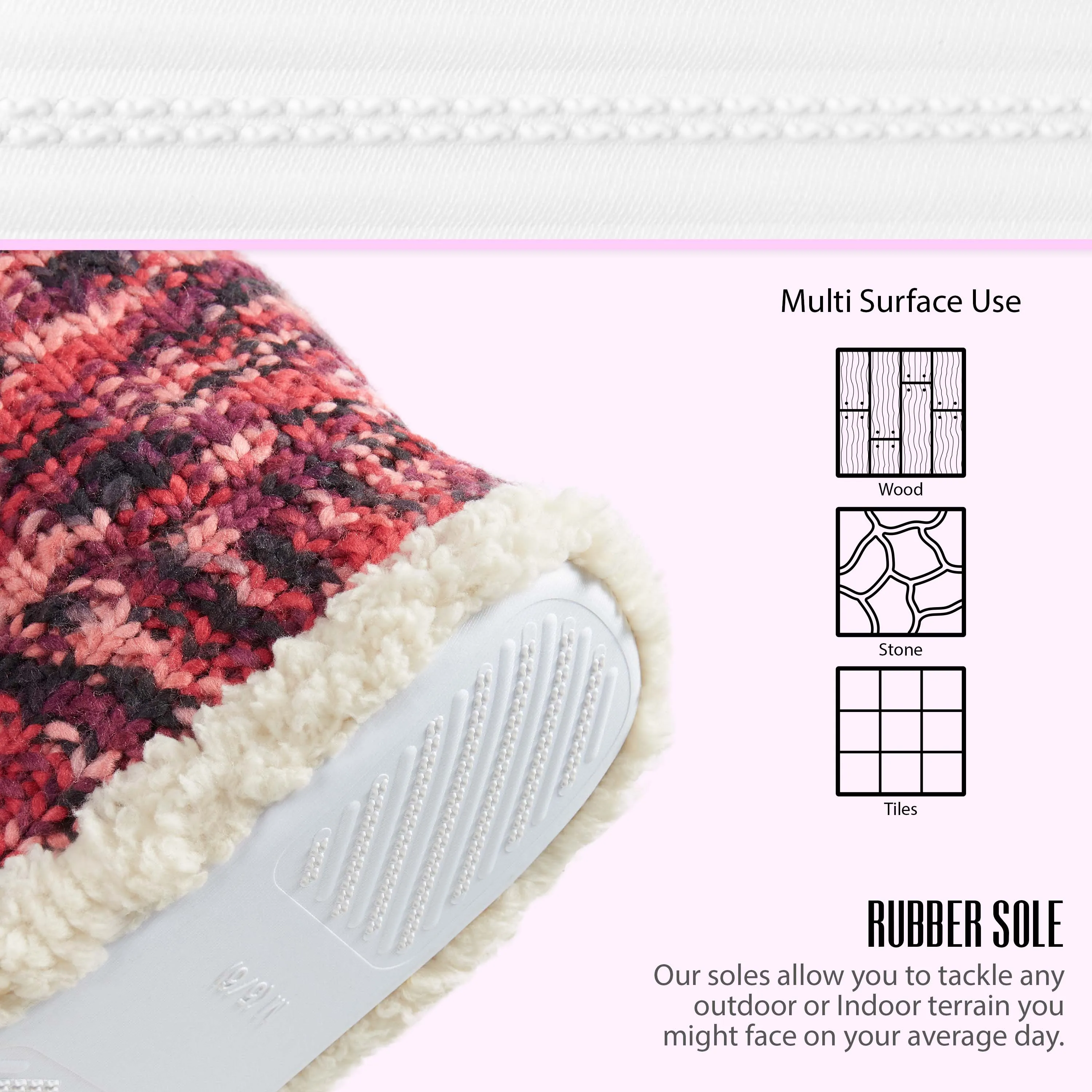 CityComfort Ladies Slipper Boots Knitted Warm Winter Indoor Booties Kids Muck Boots