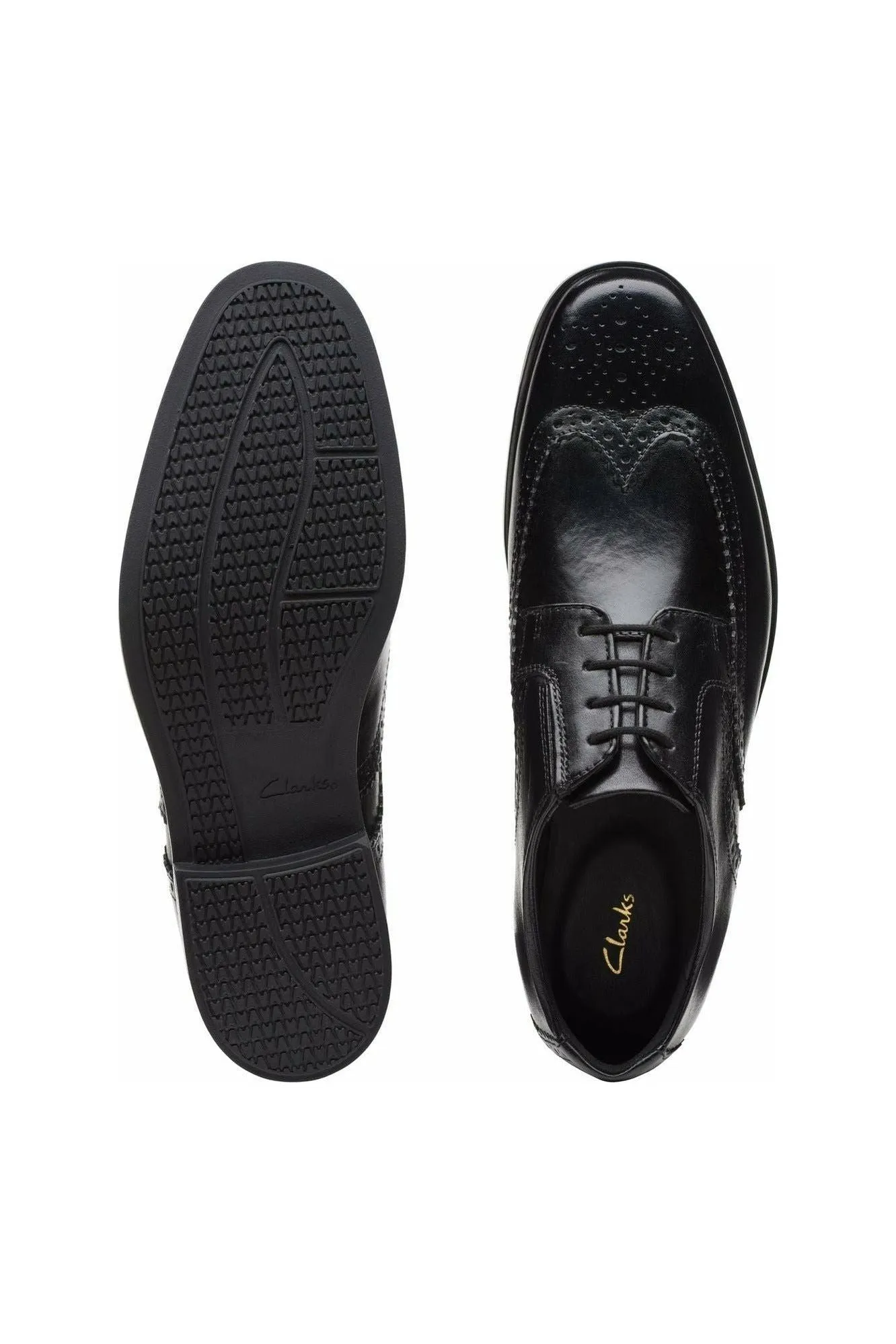 Clarks Howard Wing black leather Asics Trail Running Shoes Sale