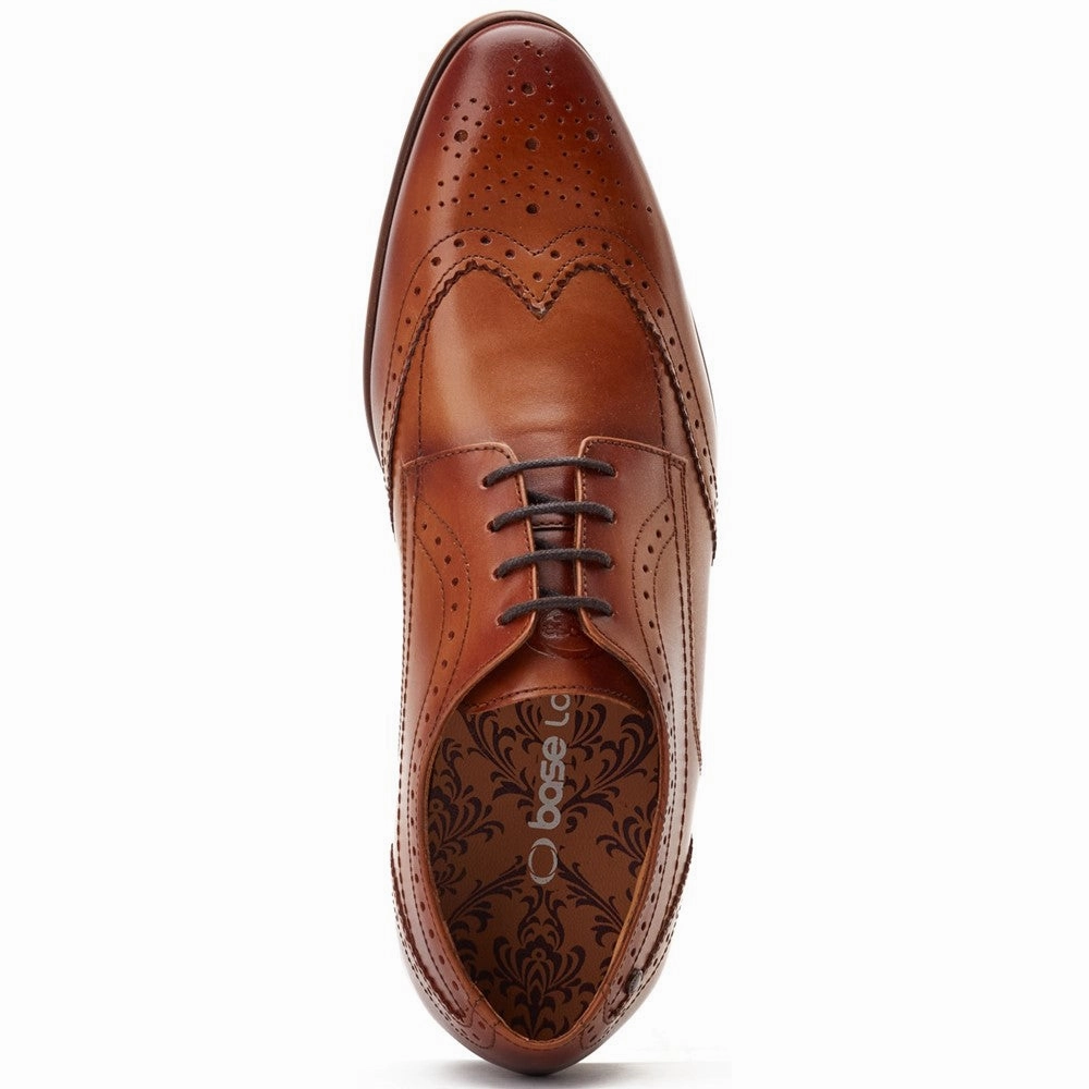 Global Traveler Luxe Edge Base London Barbera Lace Up Brogue Shoe