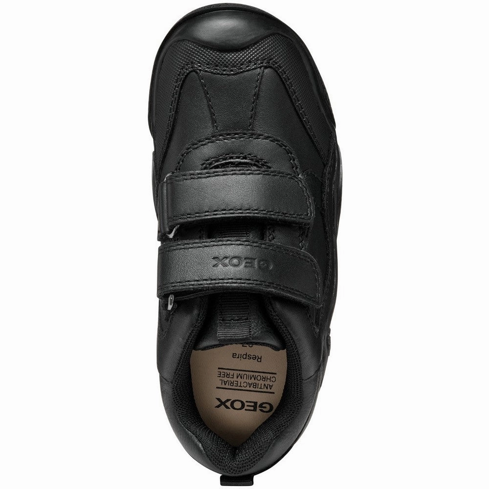 Geox Wader Junior School Shoes On Foot Edge Step