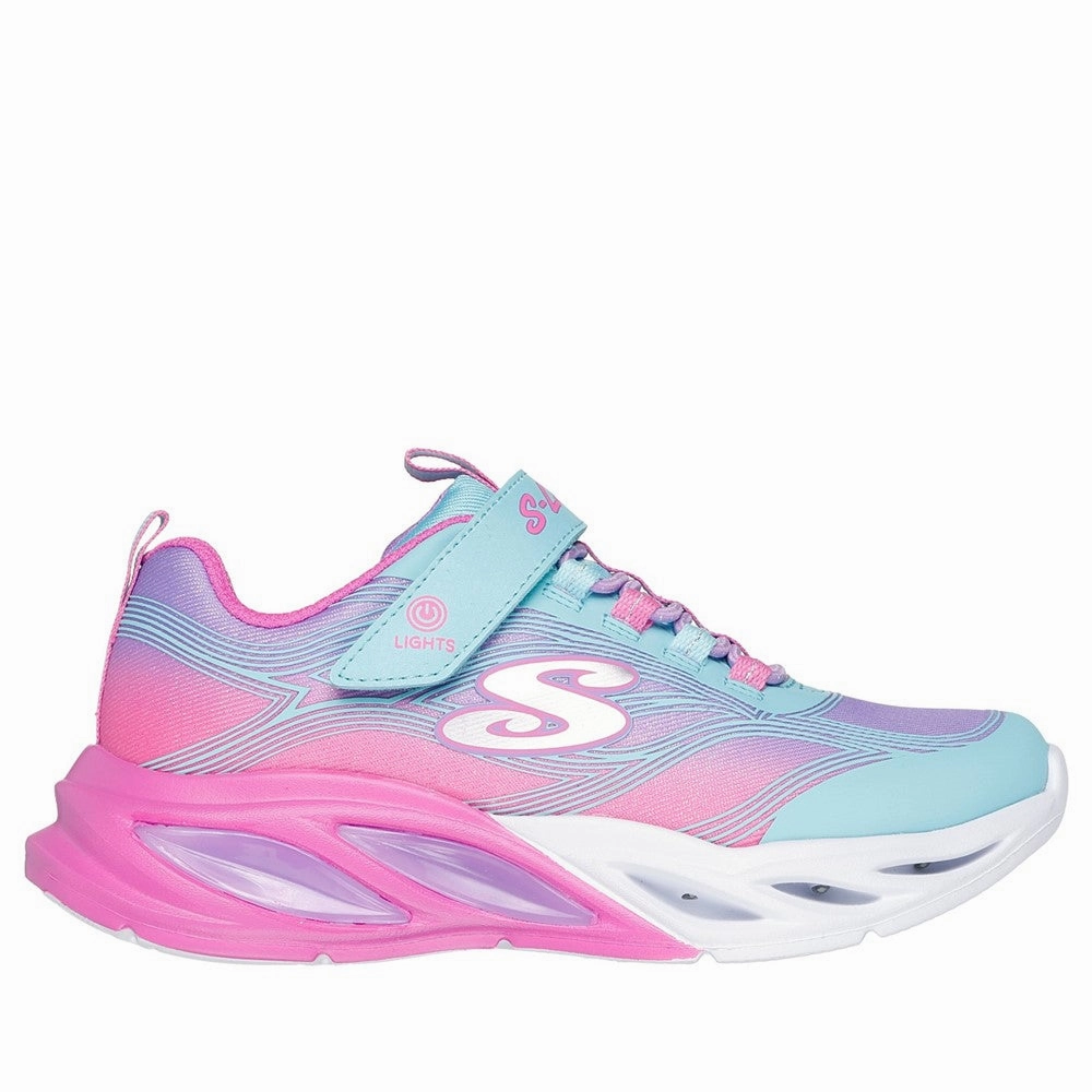 Cushioned Support Support Motion Skechers S-Lights Cosmic Glow Trainers