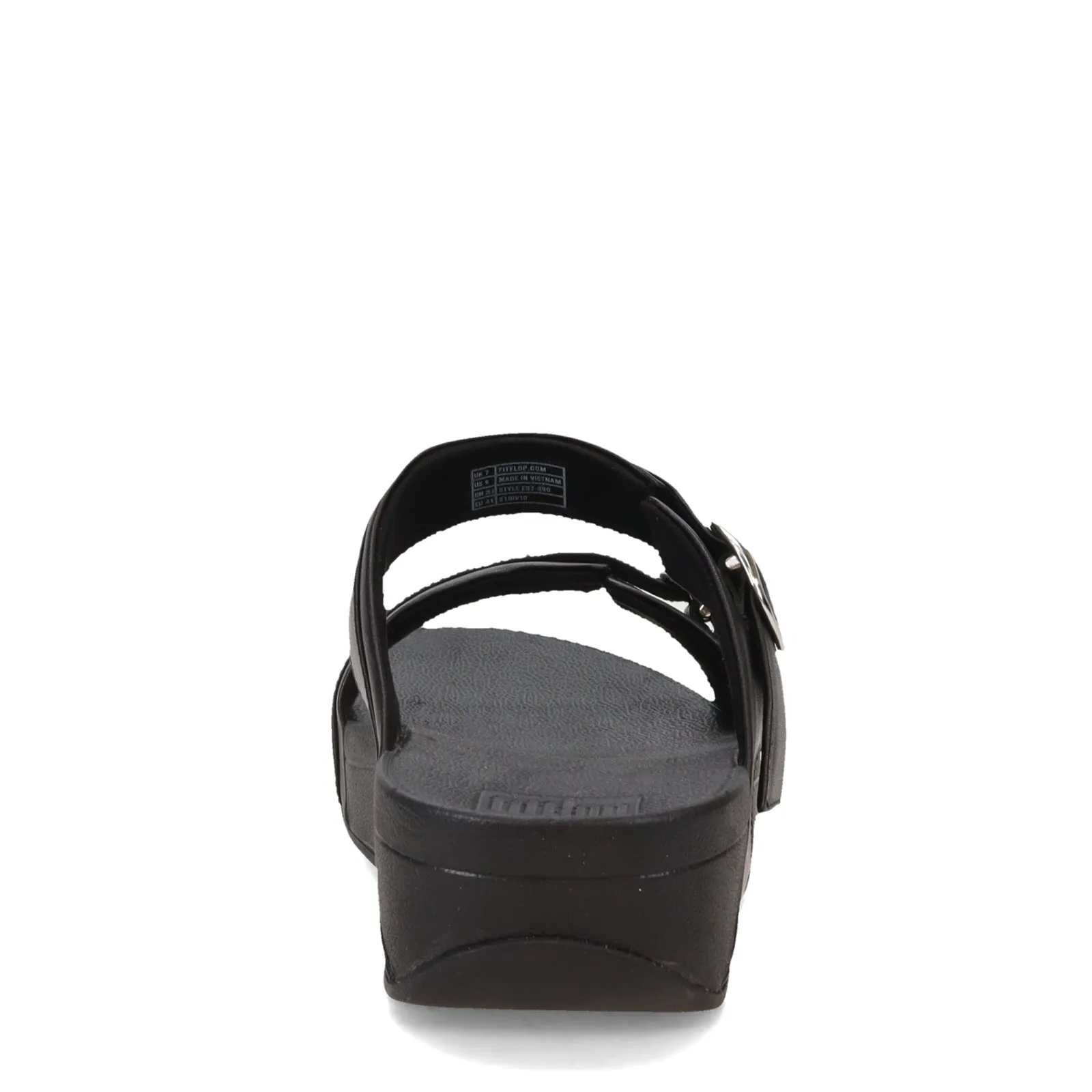 Women's FitFlop, Lulu Adjustable Buckle Slide Sandal Total Ease Date Soft