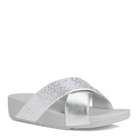 Water-resistant Women's FitFlop, Lulu Crystal Mix Slide Sandal