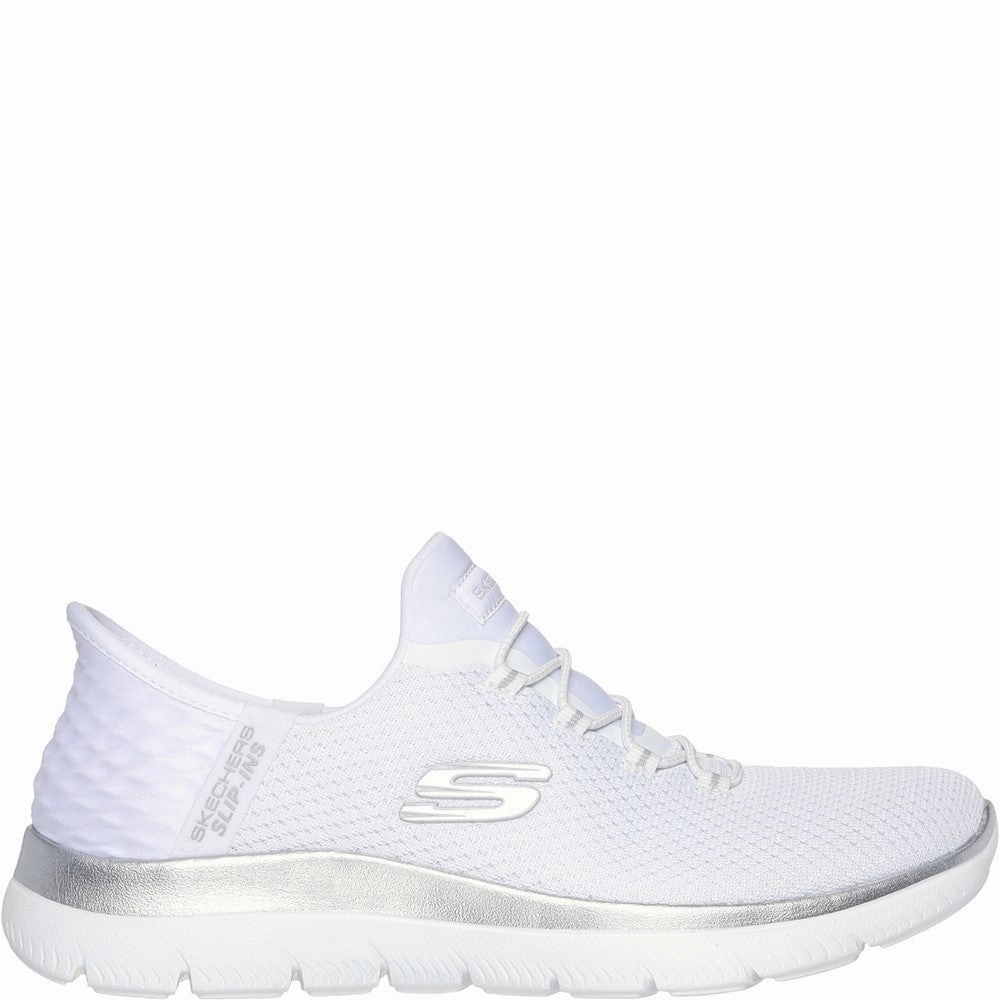 Skechers Summits Diamond Dream Wide Fit Trainer buckle
