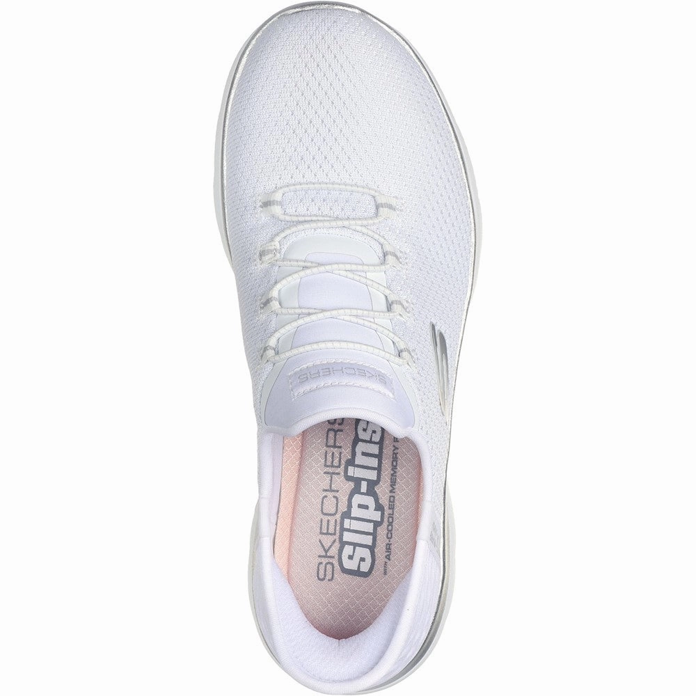 slim fit Skechers Summits Diamond Dream Wide Fit Trainer