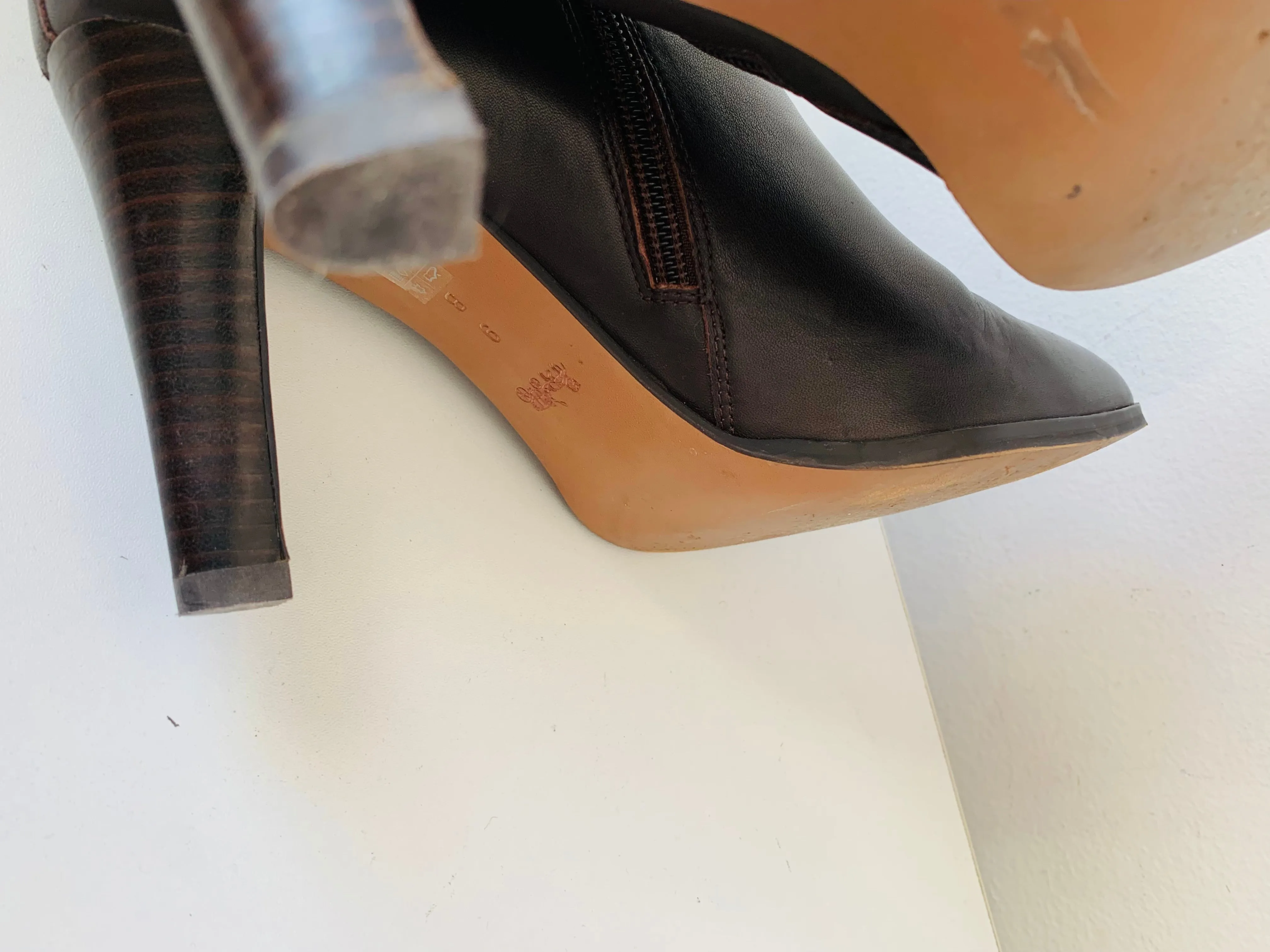 Coach Jemma Soft Calf Booties in Chestnut Size 9 Womens New Adidas New Shoes