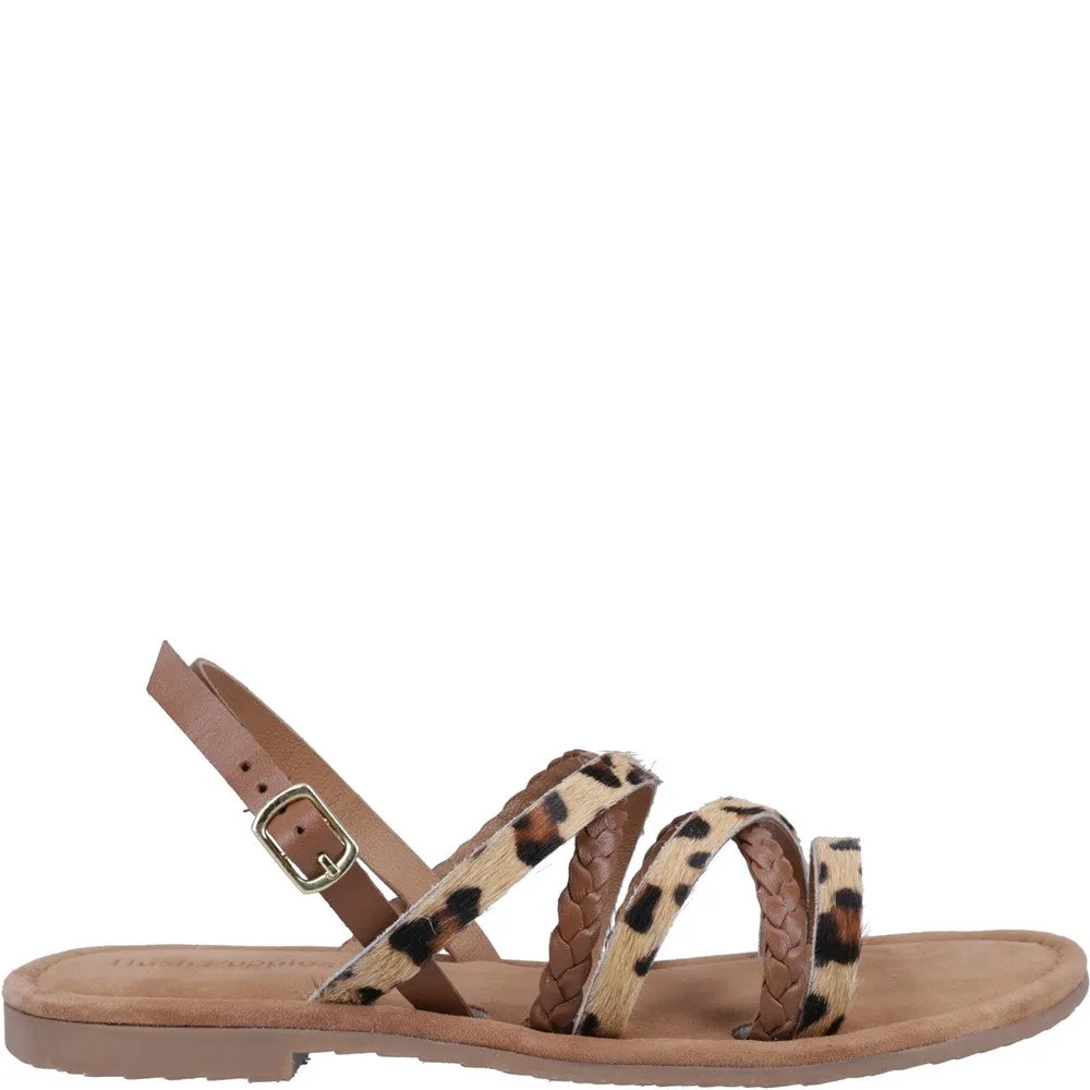 Hush Puppies Amanda Strappy Sandal Flexible Grip Stylish Shoes