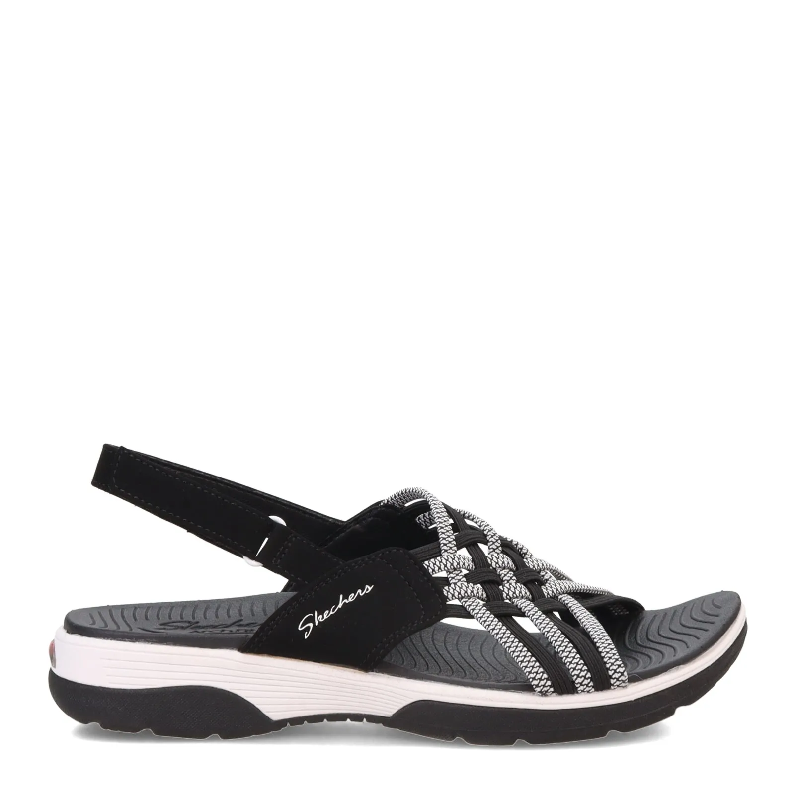 Women's Skechers, Arch Fit Reggae Sport Sandal Heel Strap Market Walk