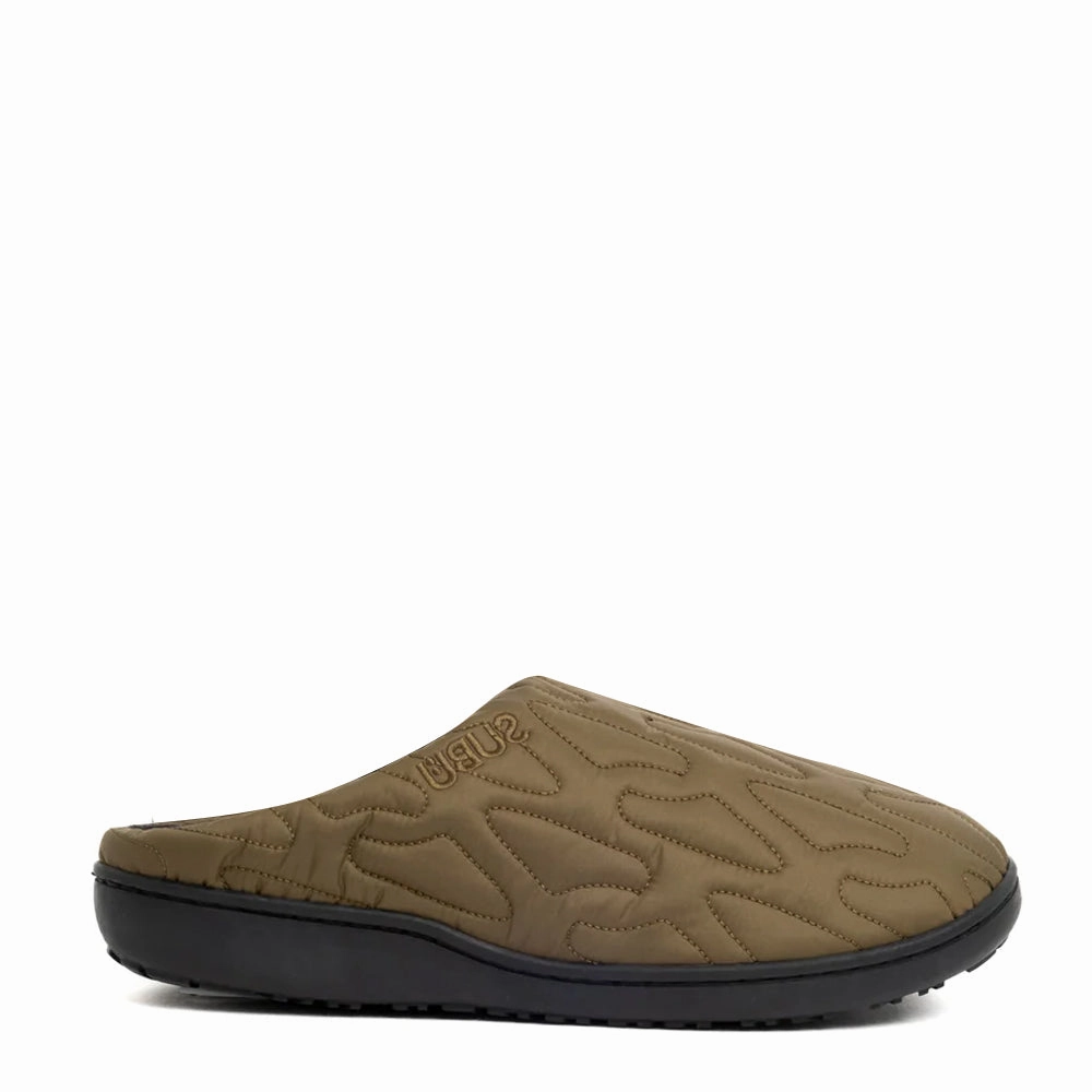 Heel Cushion Subu Outline Slipper Khaki