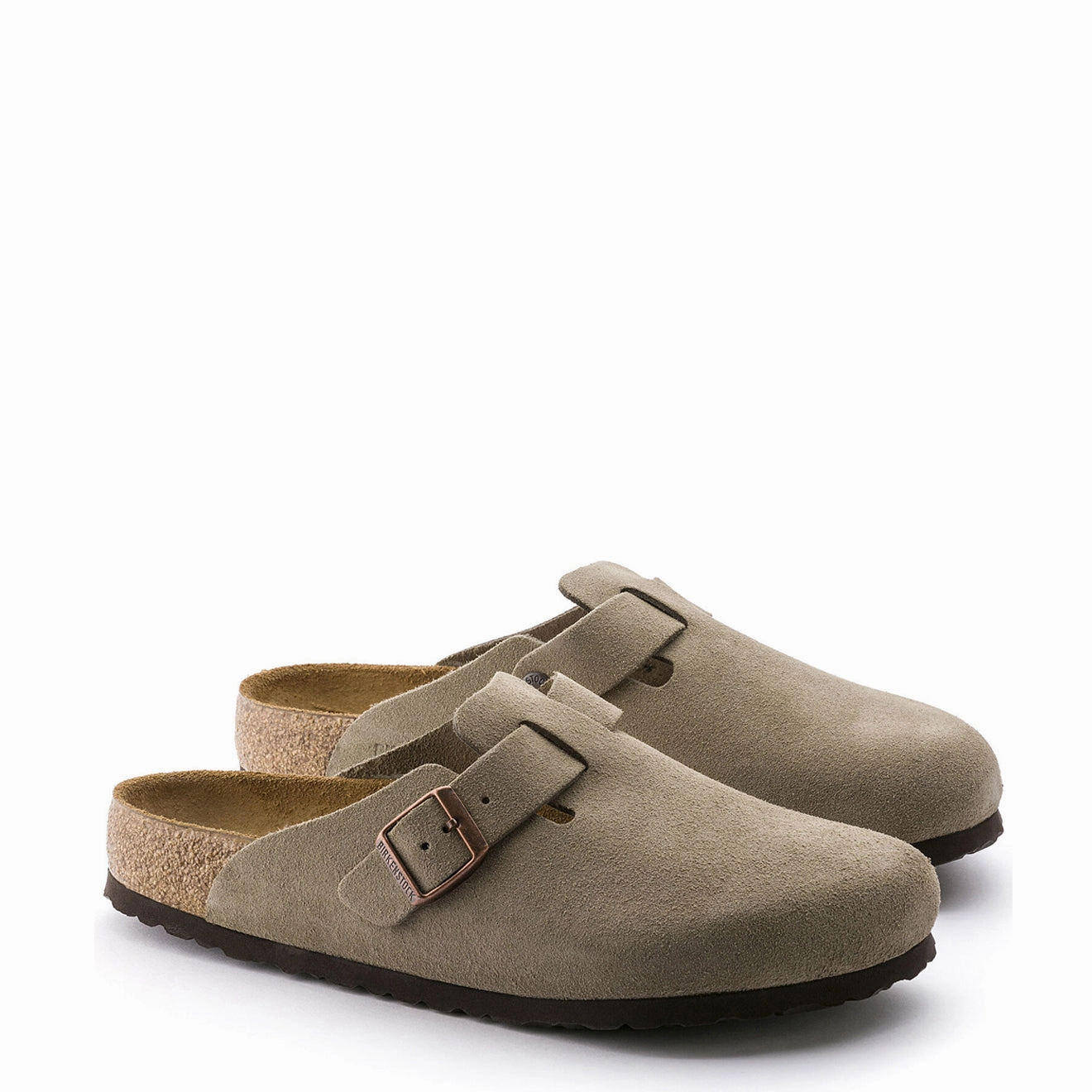 Birkenstock Boston SFB Reg Fit Taupe Unwind Walk morning run