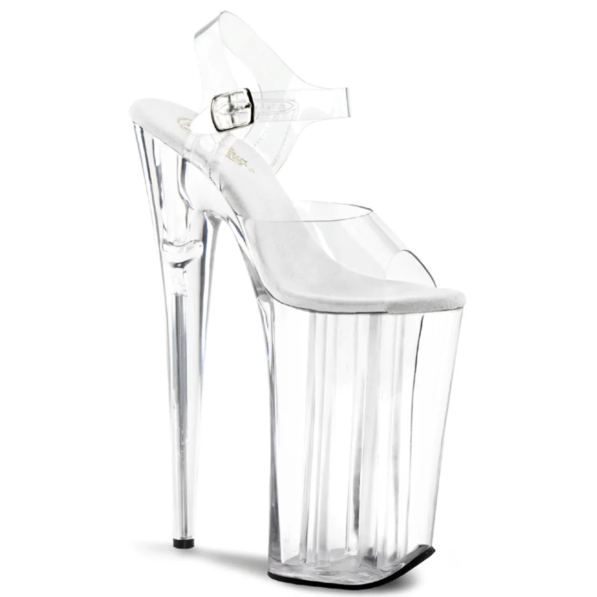 Asics Throwing Shoes BEYOND-008 Pleaser Clear Sexy Platform Shoes (Pole Dancing Heels)