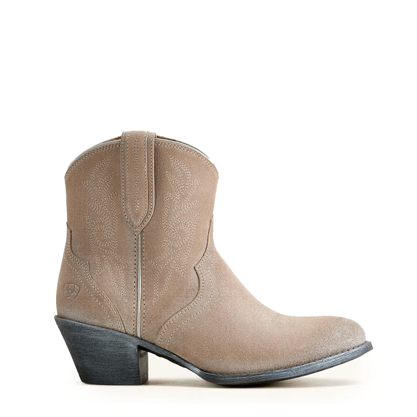 Ariat Womens Harlan Western Boot Granite Grey Suede Stylish And Functional