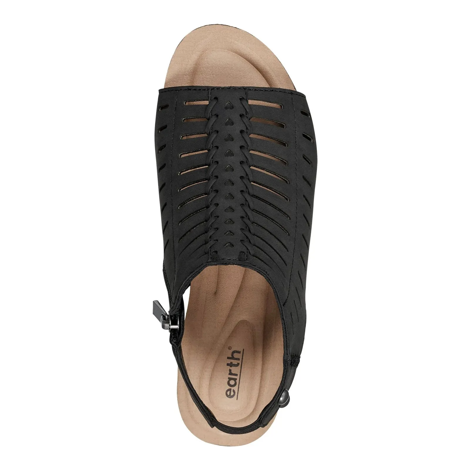 Women's Earth, Hana 3 Sandal Travel-Ready Shoes Footbed Design