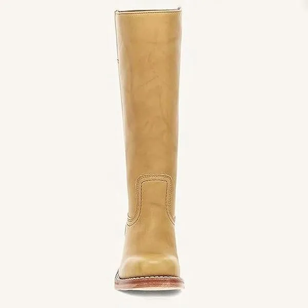 Women's Retro Simple Square Toe Western Boots 49255525S Adidas Hiking Shoes Deal