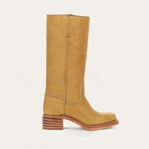 Women's Retro Simple Square Toe Western Boots 49255525S Miami Hurricanes Adidas Shoes