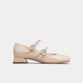 Bouquet Strass Babies Ballerinas in Patent Leather Mk Shoes Loafers
