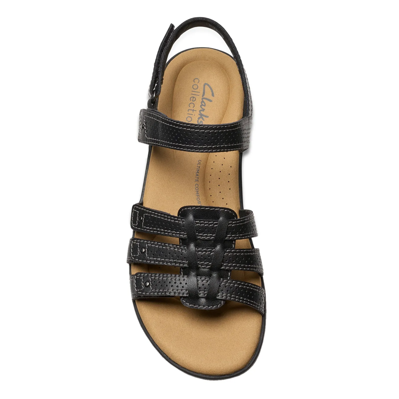 Snake Skin Easy on off Women's Clarks, Elizabelle Kay Sandal