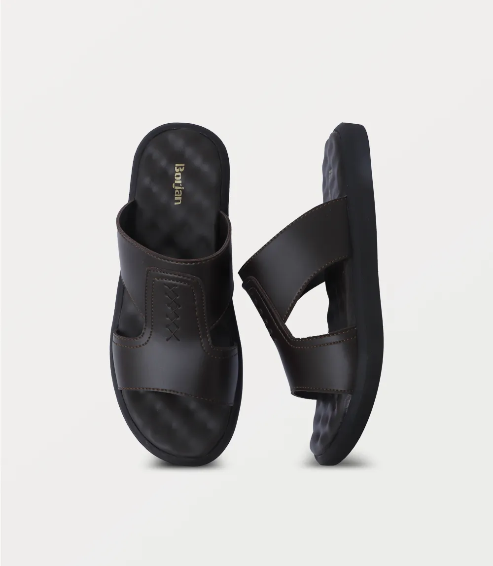 Slippers Of Spider Climbing BM6859-BROWN-Men Slipper