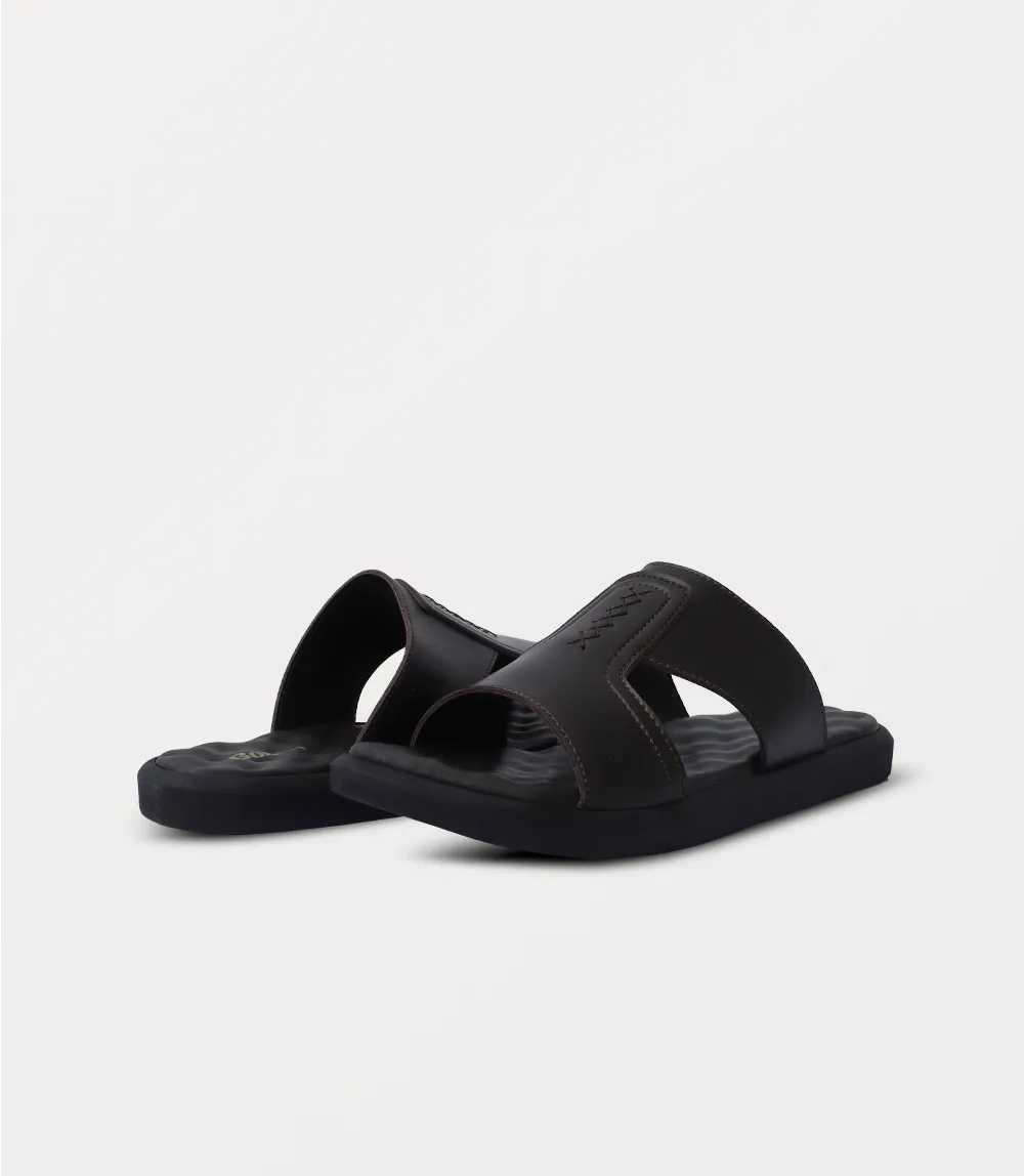 BM6859-BROWN-Men Slipper Slippers Slip On