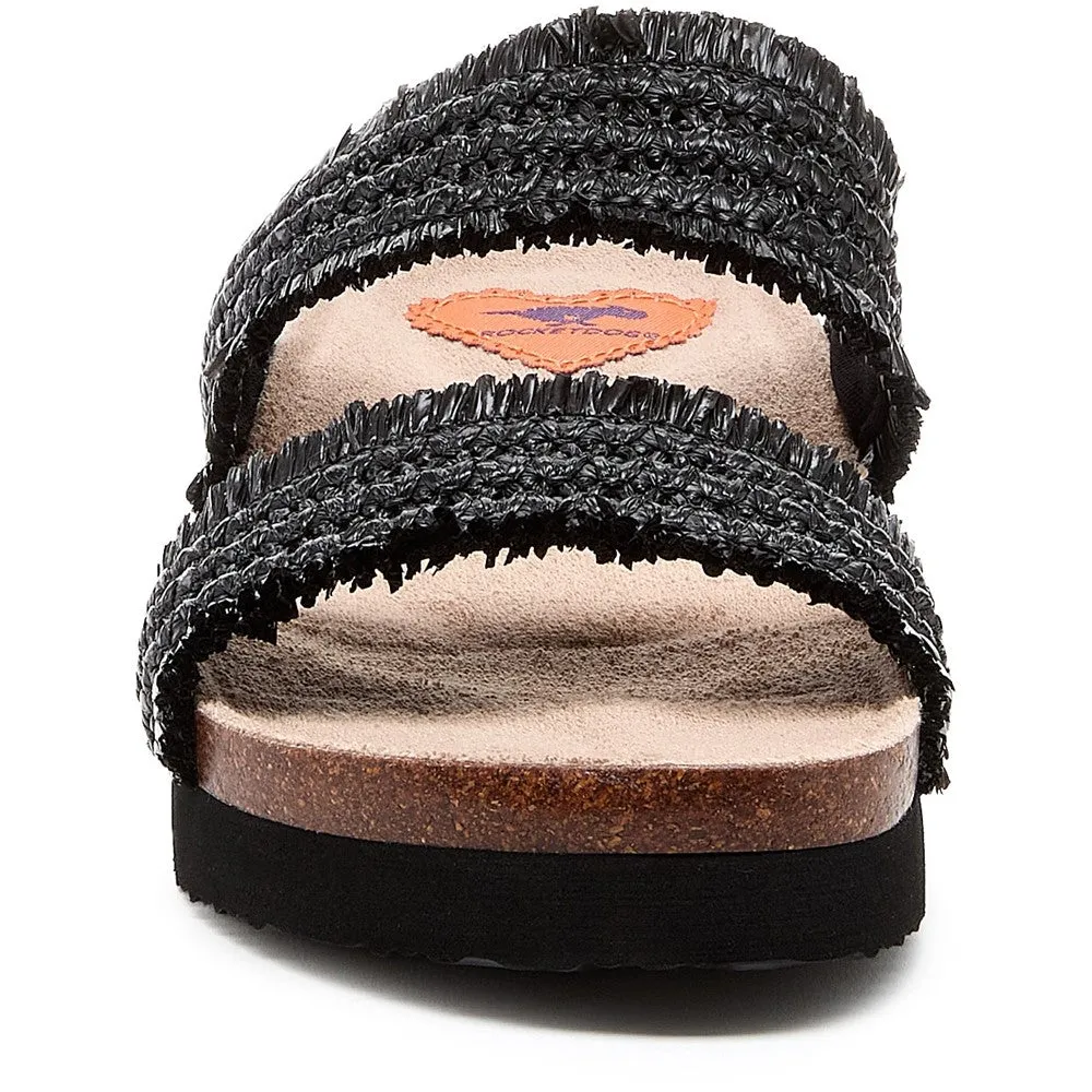 Rocket Dog Aruba Raffia Sandal Mono Tone Resort Mood