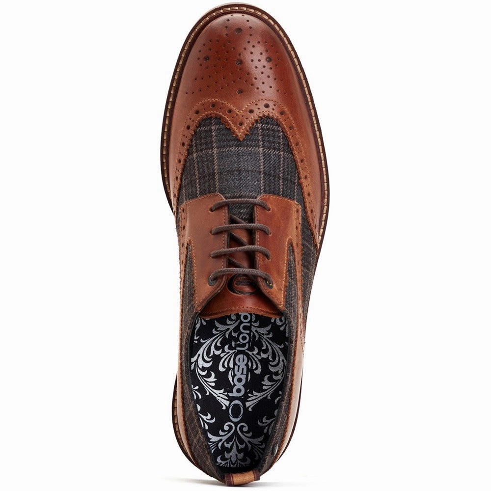 Calm Step Timeless Quality Base London Nashville Brogue Shoes
