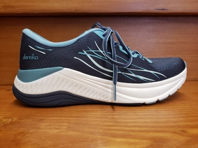 Cross Pattern Blurry Dansko Pace Navy Mesh