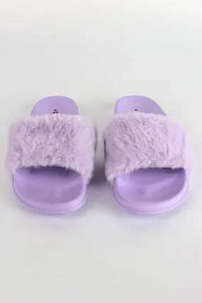 Slides with Faux Fur Kohl's Slippers