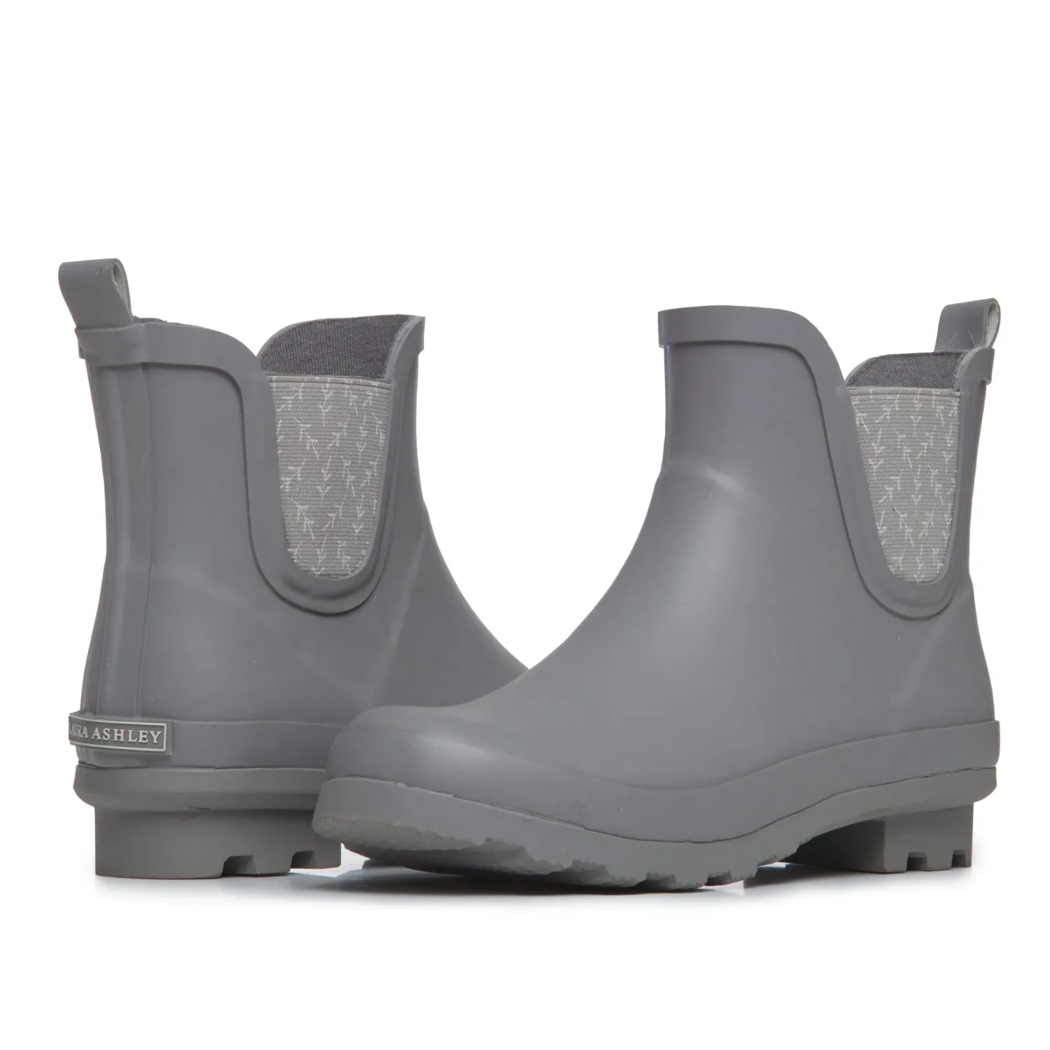 Balenciaga Crocs Rain Boots Laura Ashley Ladies Mid Cut Ankle Height Rubber Rain Boots, Lightweight Waterproof Booties for Women