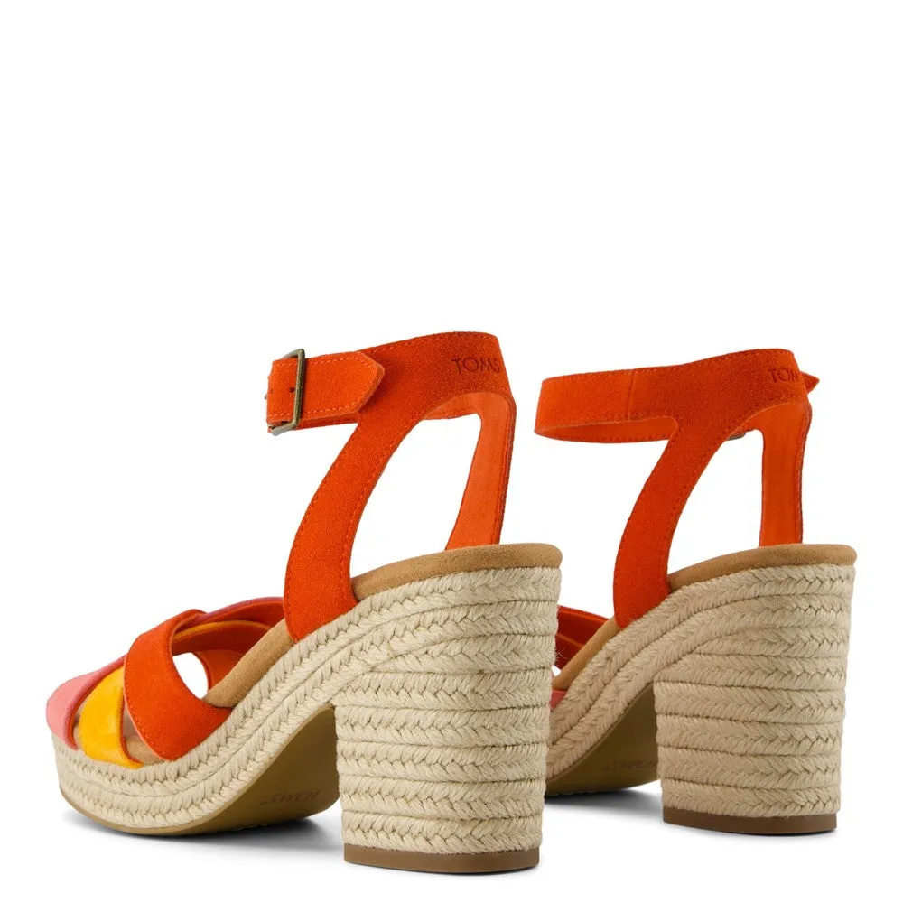 TOMS Majorca Strappy Sandal Ergonomic Design Adjustable Fit