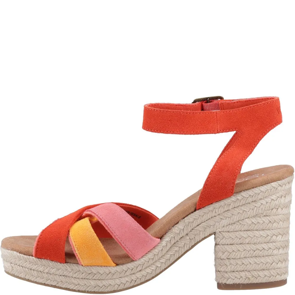 Footbed Padding TOMS Majorca Strappy Sandal